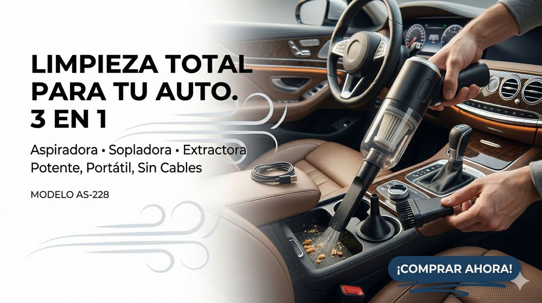 ¿Cuál es la mejor aspiradora portátil para auto en Perú? (Guía de compra 2026)